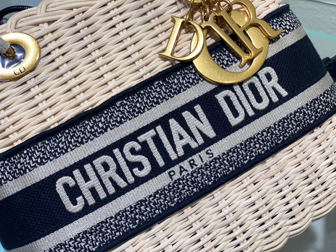 Christian Dior Mini Lady Dior Bag Black, For Women, Women’s Handbags 17cm/6.5in CDCMVO_