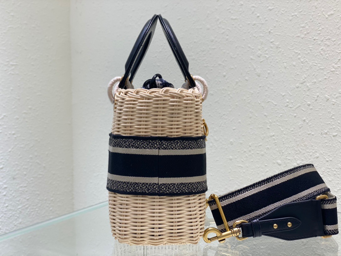 Christian Dior Mini Lady Dior Bag Black, For Women, Women’s Handbags 17cm/6.5in CDCMVO_