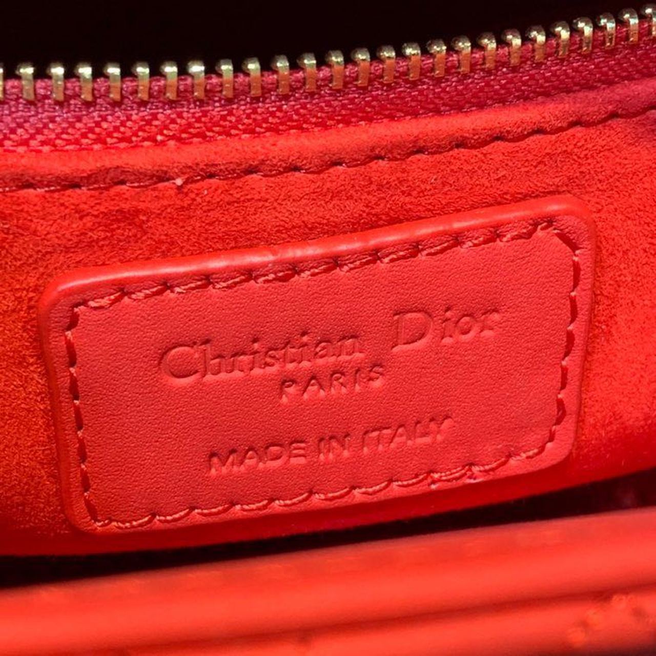Christian Dior Mini Lady Dior Bag with Chain Matte Hardware Spring/Summer Collection, Red , For Women Women’s Handbags, 18cm CD