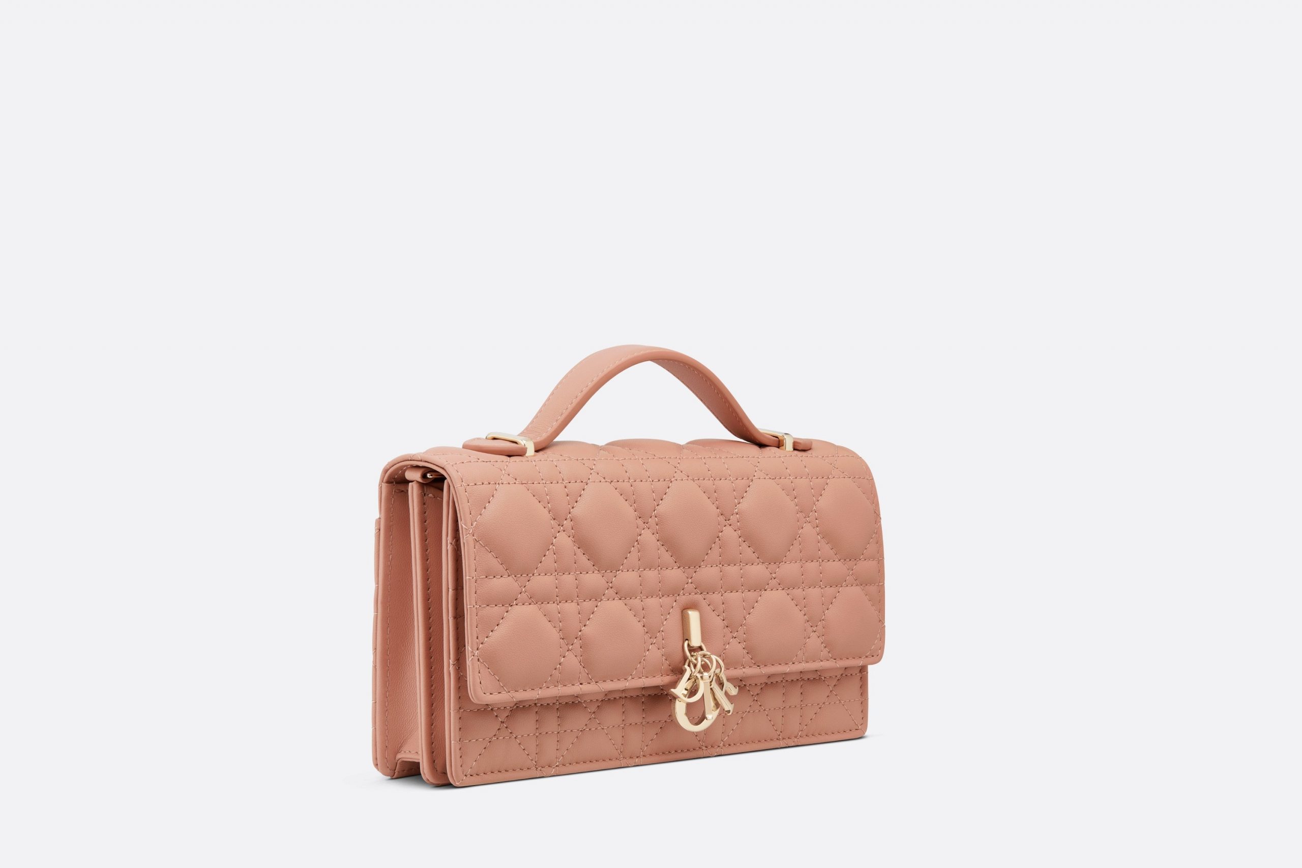 Christian Dior Miss Dior Mini Bag Rose Des Vents For WomenONMJ_M49P 8.5in/21cm