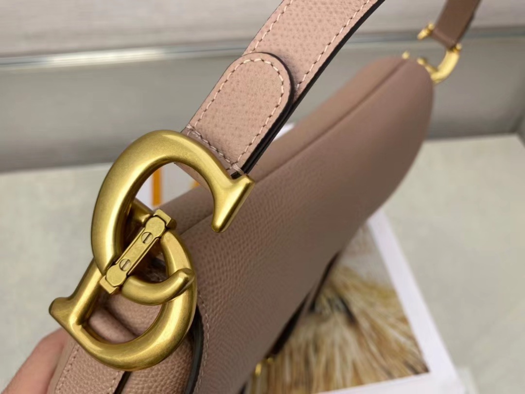Christian Dior Saddle Bag With Strap Gold Toned Hardware For Women 25.5cm/10in CDCBAA_M50P
