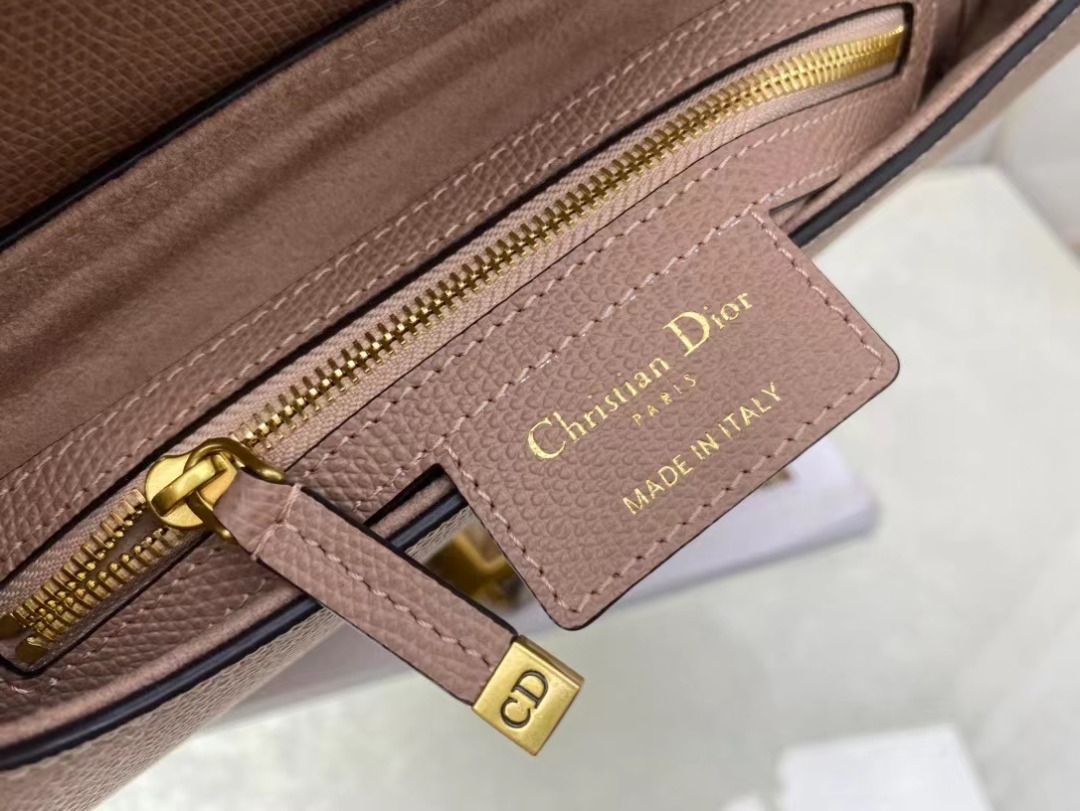 Christian Dior Saddle Bag With Strap Gold Toned Hardware For Women 25.5cm/10in CDCBAA_M50P