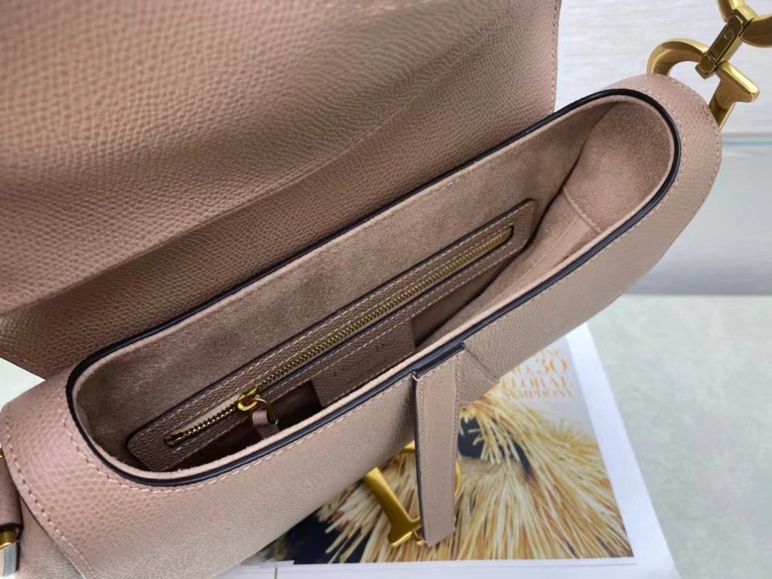 Christian Dior Saddle Bag With Strap Gold Toned Hardware For Women 25.5cm/10in CDCBAA_M50P