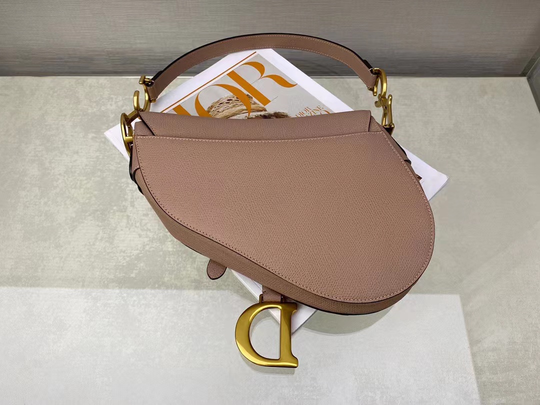 Christian Dior Saddle Bag With Strap Gold Toned Hardware For Women 25.5cm/10in CDCBAA_M50P