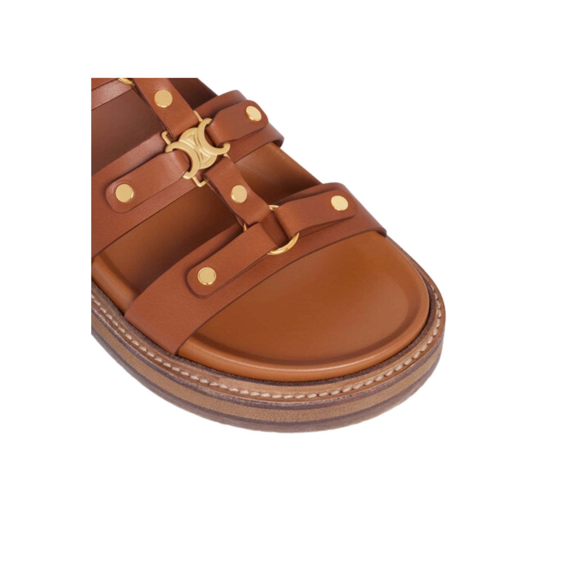 Christian Dior Slides Tippi Calfskin Brown For Women 352343766C.04LU – ougold