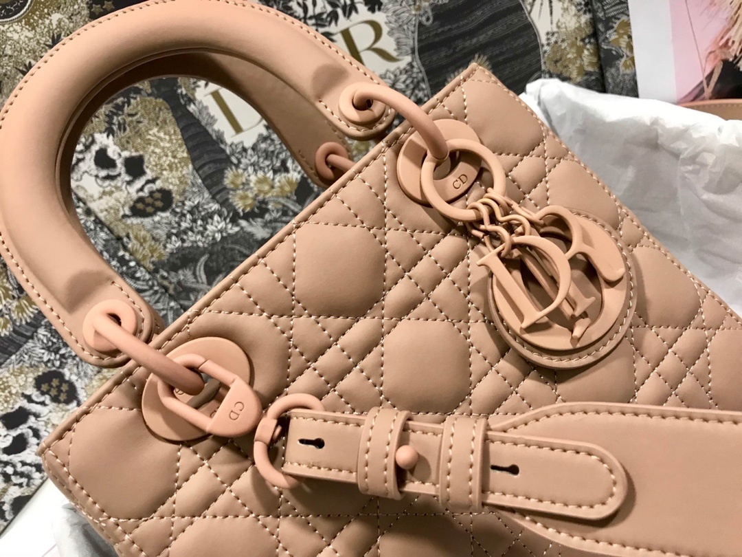 Christian Dior Smal Lady Dior My ABCDIOR Bag Brown For Women 8in/20cm CD