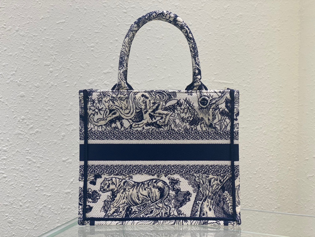 Christian Dior Small Dior Book Tote Blue, For Women, Women’s Handbags 26.5cm/10.5in CDZRGO_