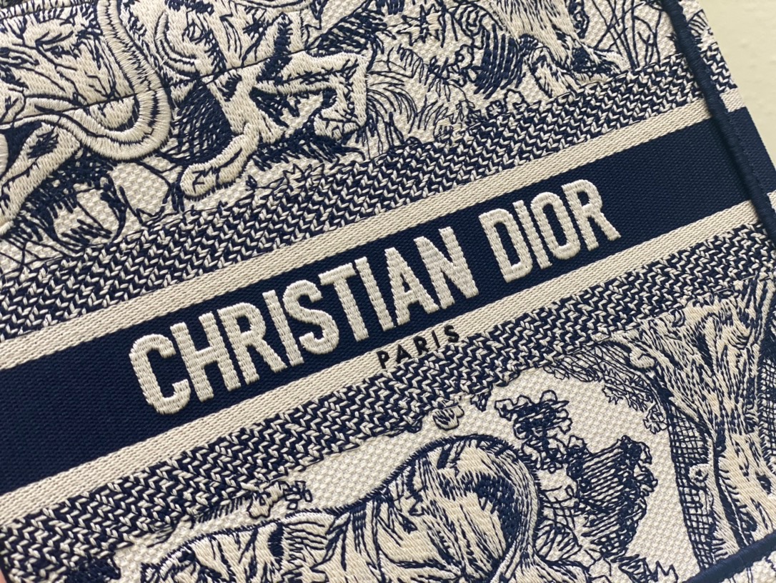 Christian Dior Small Dior Book Tote Blue, For Women, Women’s Handbags 26.5cm/10.5in CDZRGO_