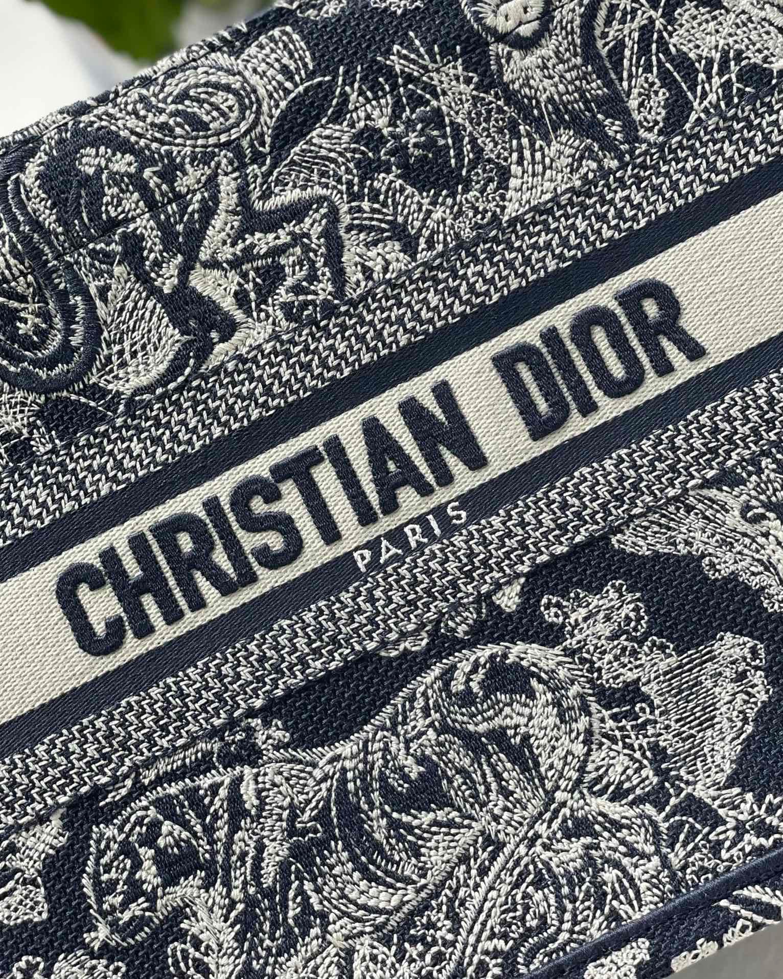 Christian Dior Small Dior Book Tote Blue, For Women, Women’s Handbags 26.5cm/10.5in CDZRGO_