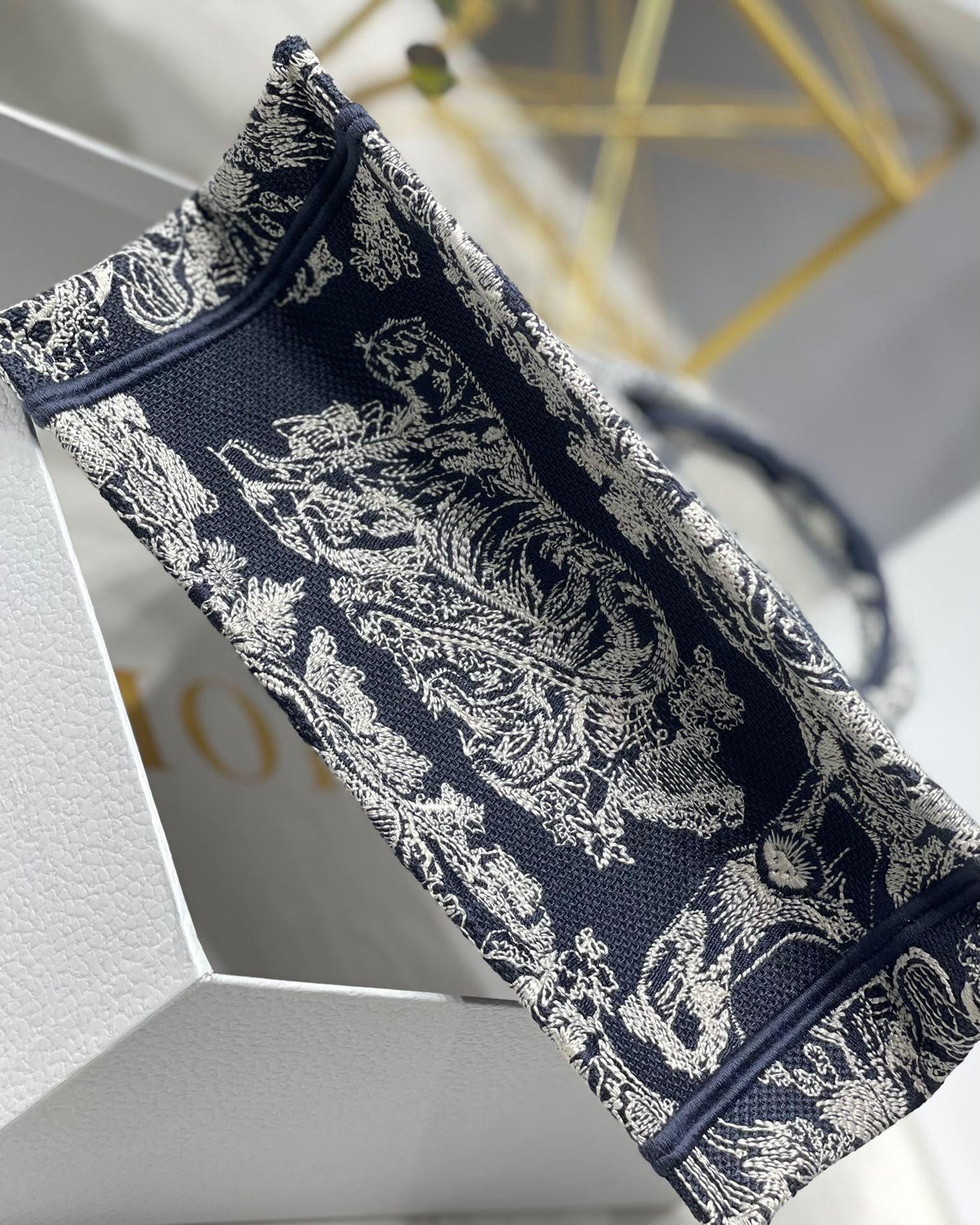 Christian Dior Small Dior Book Tote Blue, For Women, Women’s Handbags 26.5cm/10.5in CDZRGO_