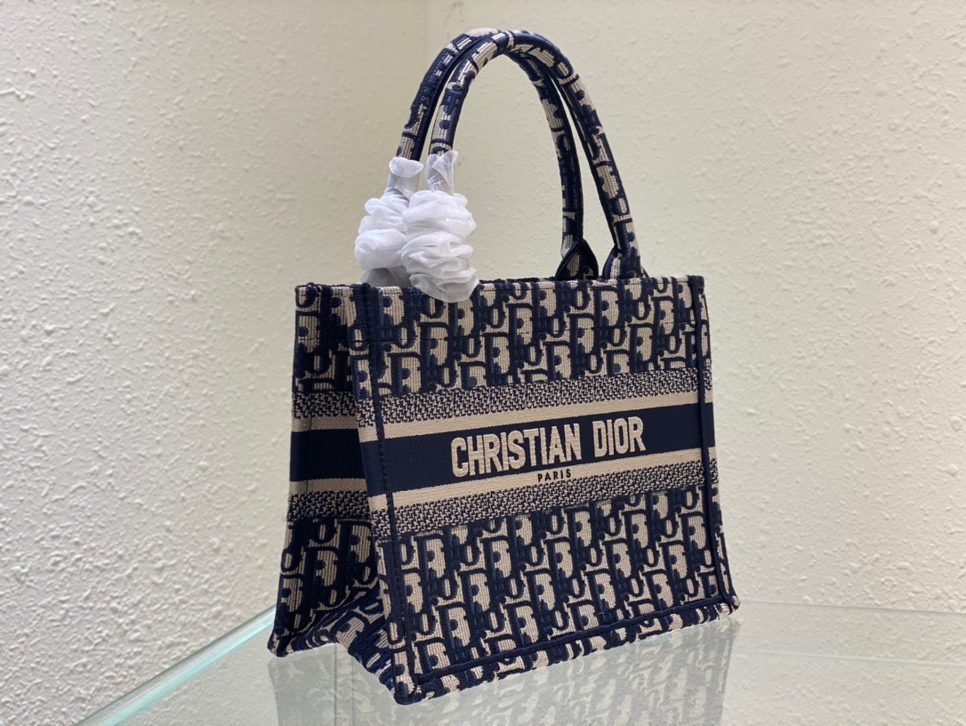 Christian Dior Small Dior Book Tote Blue, For Women, Women’s Handbags 26.5cm/10.5in CDZRIW_
