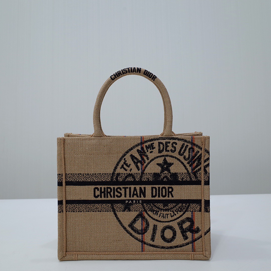 Christian Dior Small Dior Book Tote Brown, For Women, Women’s Handbags 26.5cm/10.5in CDZRUW_