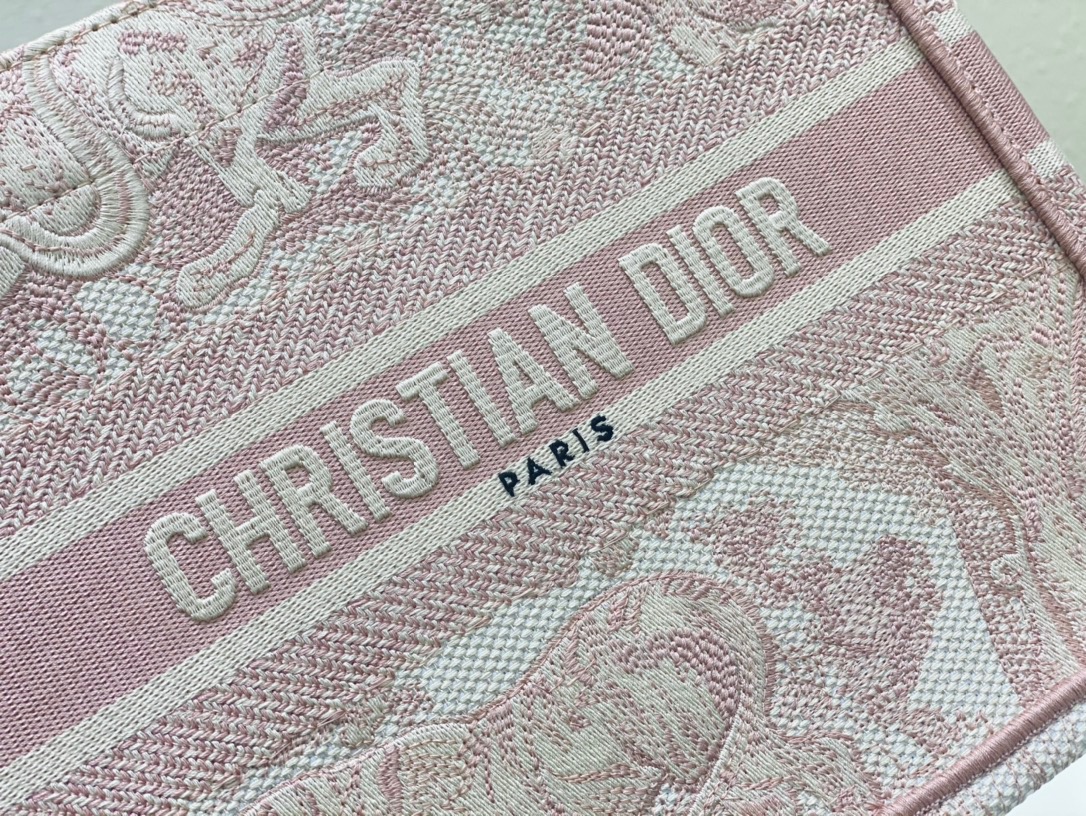 Christian Dior Small Dior Book Tote Pink, For Women, Women’s Handbags 26.5cm/10.5in CD