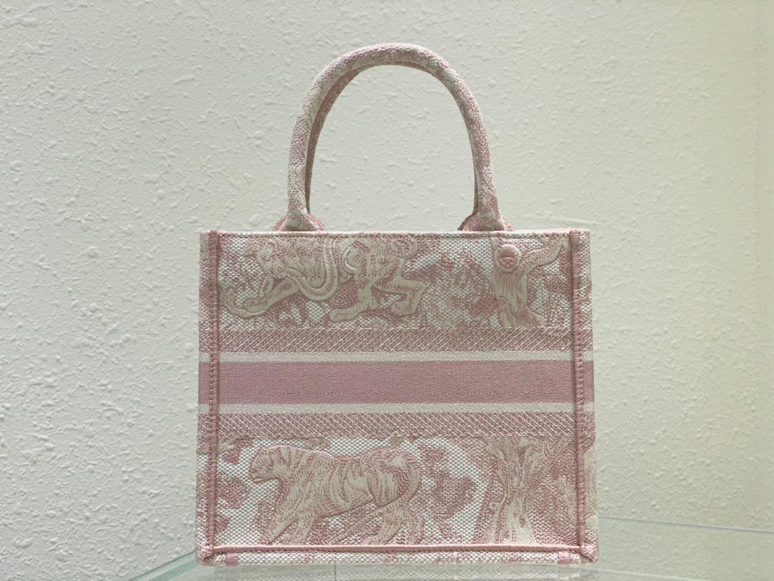 Christian Dior Small Dior Book Tote Pink, For Women, Women’s Handbags 26.5cm/10.5in CD