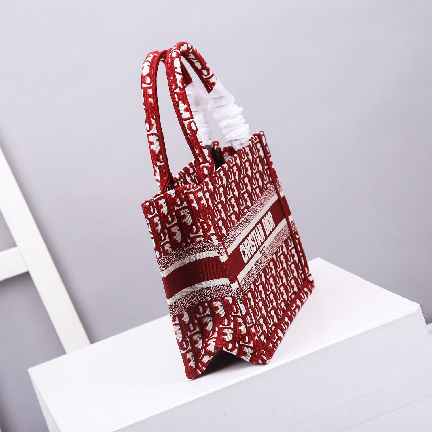 Christian Dior Small Dior Book Tote Red, For Women, Women’s Handbags 26.5cm/10.5in CDZRIW_M17E
