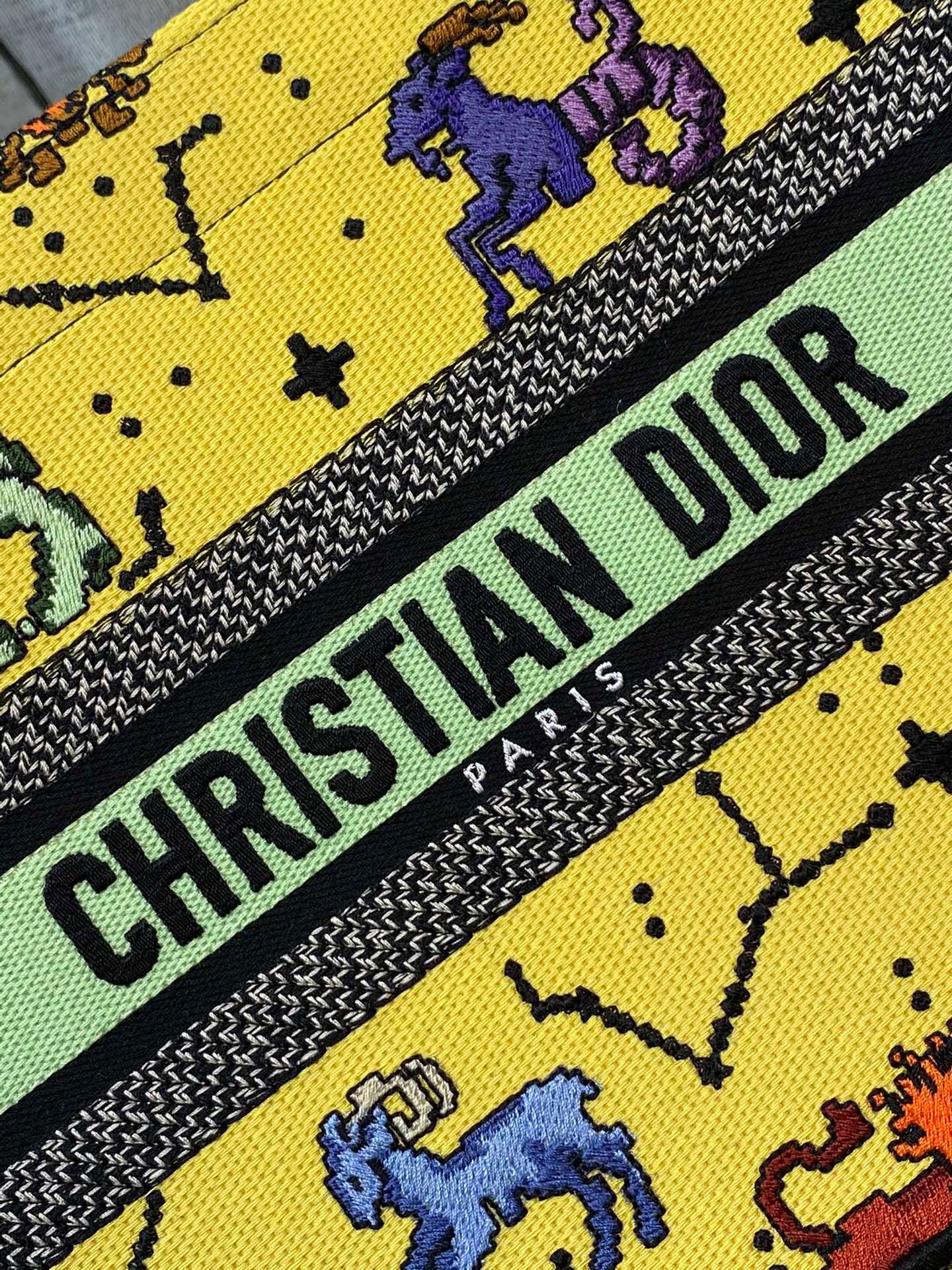 Christian Dior Small Dior Book Tote Yellow, For Women, Women’s Handbags 26.5cm/10.5in CDZRTY_