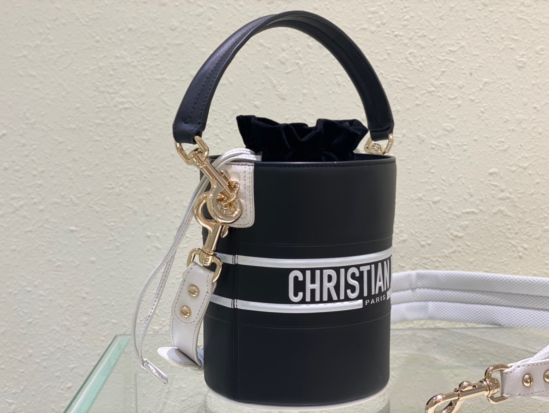Christian Dior Small Dior Vibe Bucket Bag Black, For Women, Women’s Handbags 5.5in/14cm CDOOBR_
