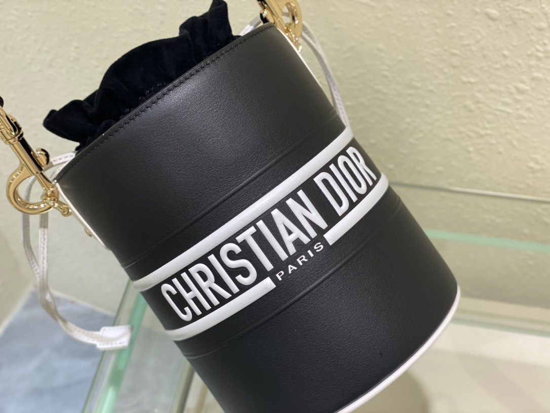 Christian Dior Small Dior Vibe Bucket Bag Black, For Women, Women’s Handbags 5.5in/14cm CDOOBR_