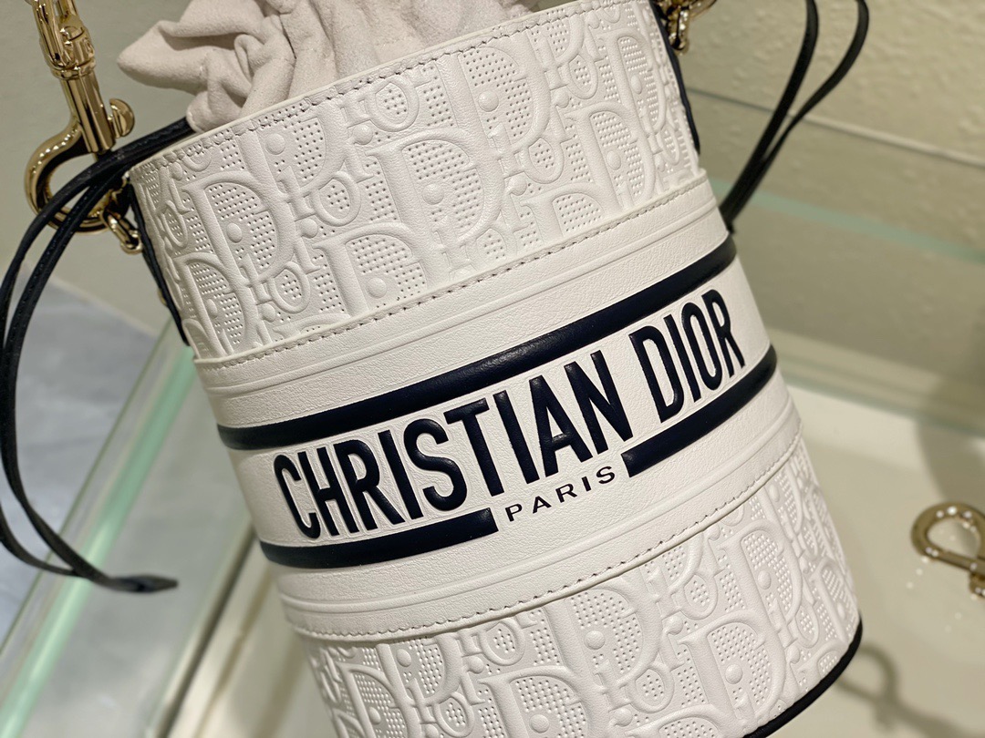 Christian Dior Small Dior Vibe Bucket Bag White, For Women, Women’s Handbags 5.5in/14cm CD