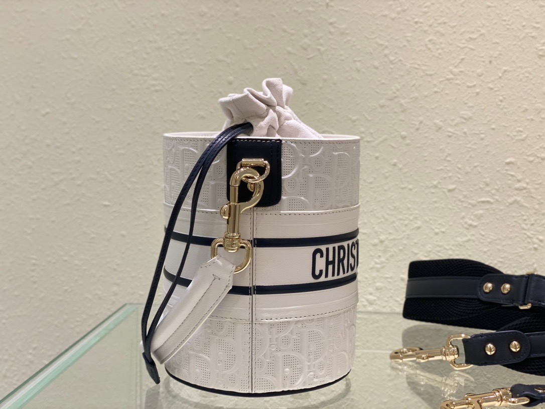 Christian Dior Small Dior Vibe Bucket Bag White, For Women, Women’s Handbags 5.5in/14cm CD