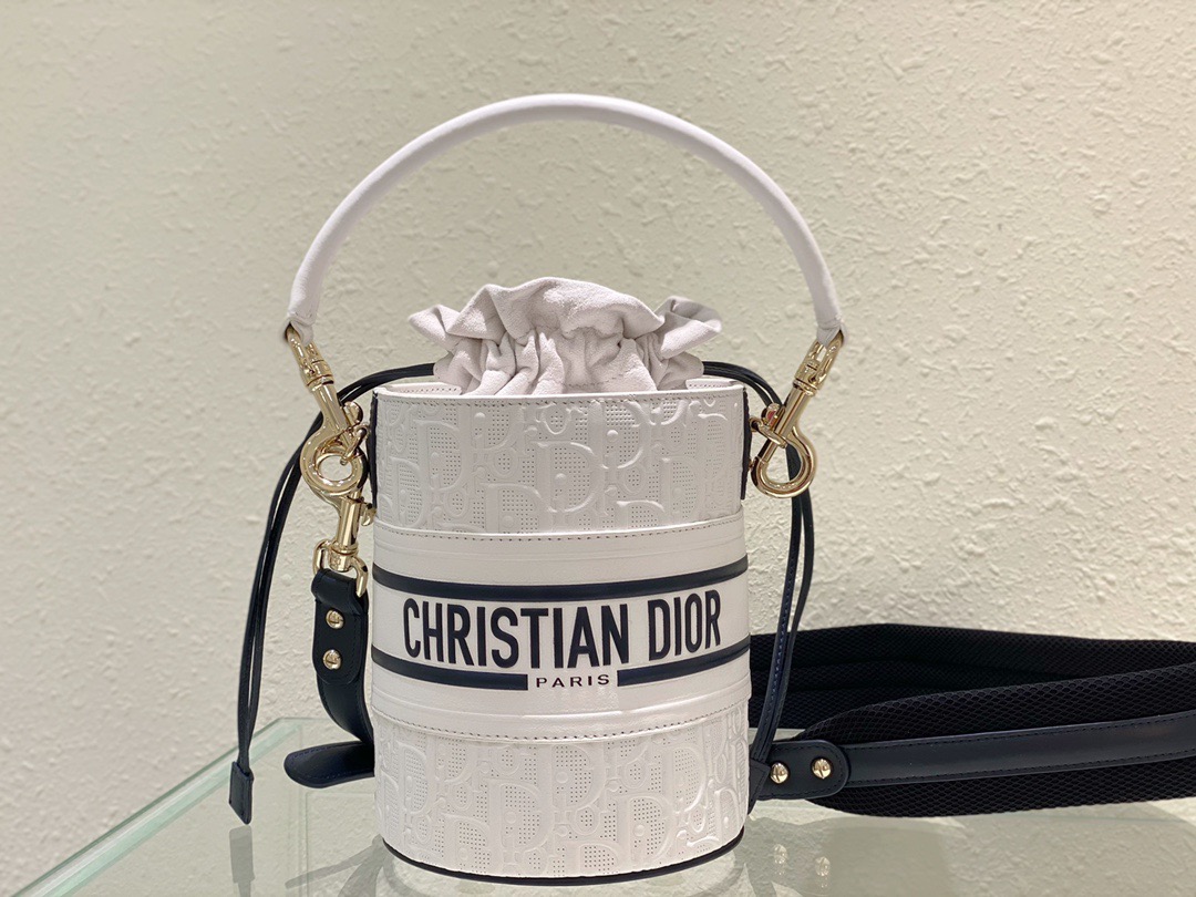 Christian Dior Small Dior Vibe Bucket Bag White, For Women, Women’s Handbags 5.5in/14cm CD