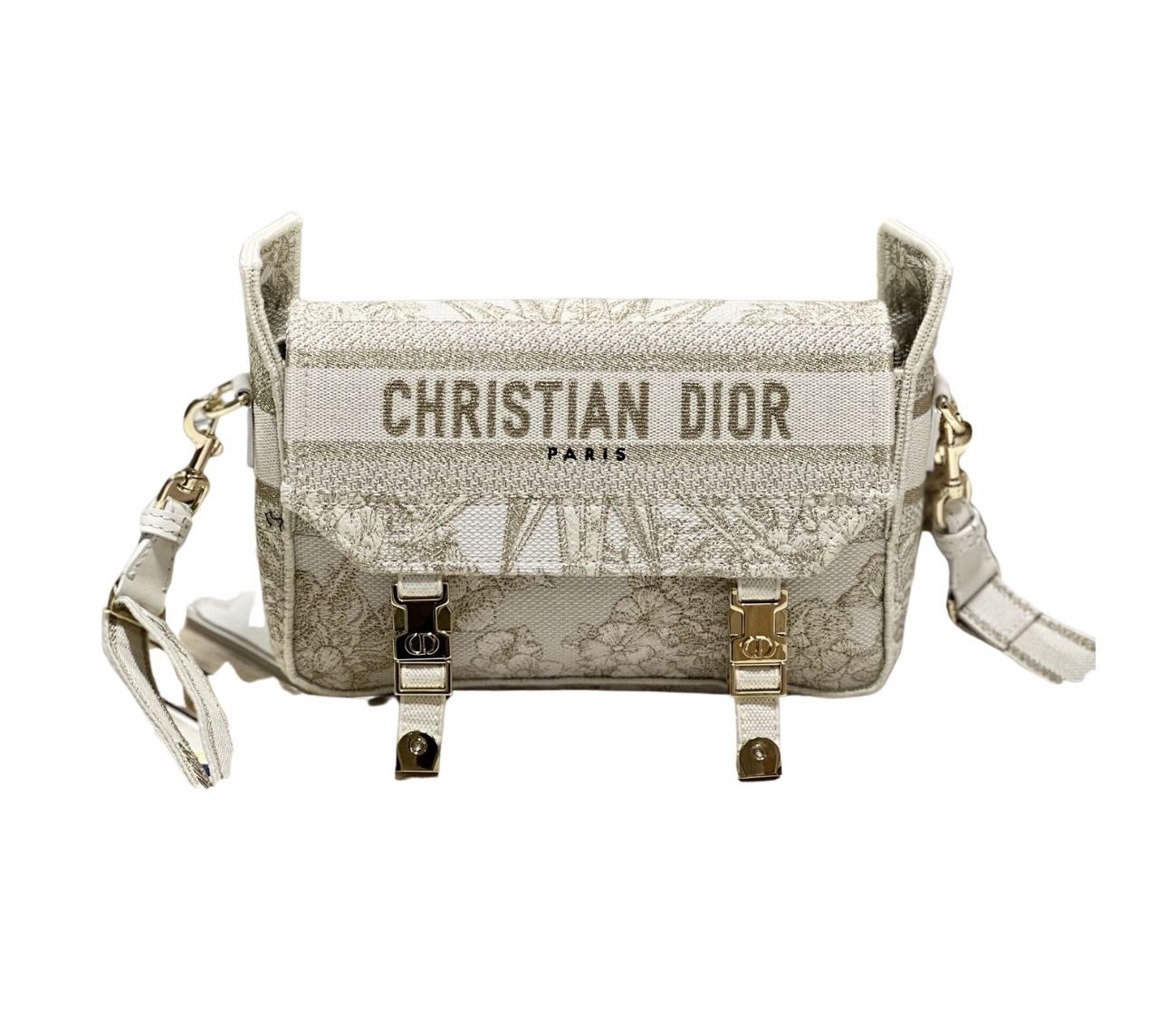 Christian Dior Small Diorcamp Bag Beige For Women 9in/ 23cm