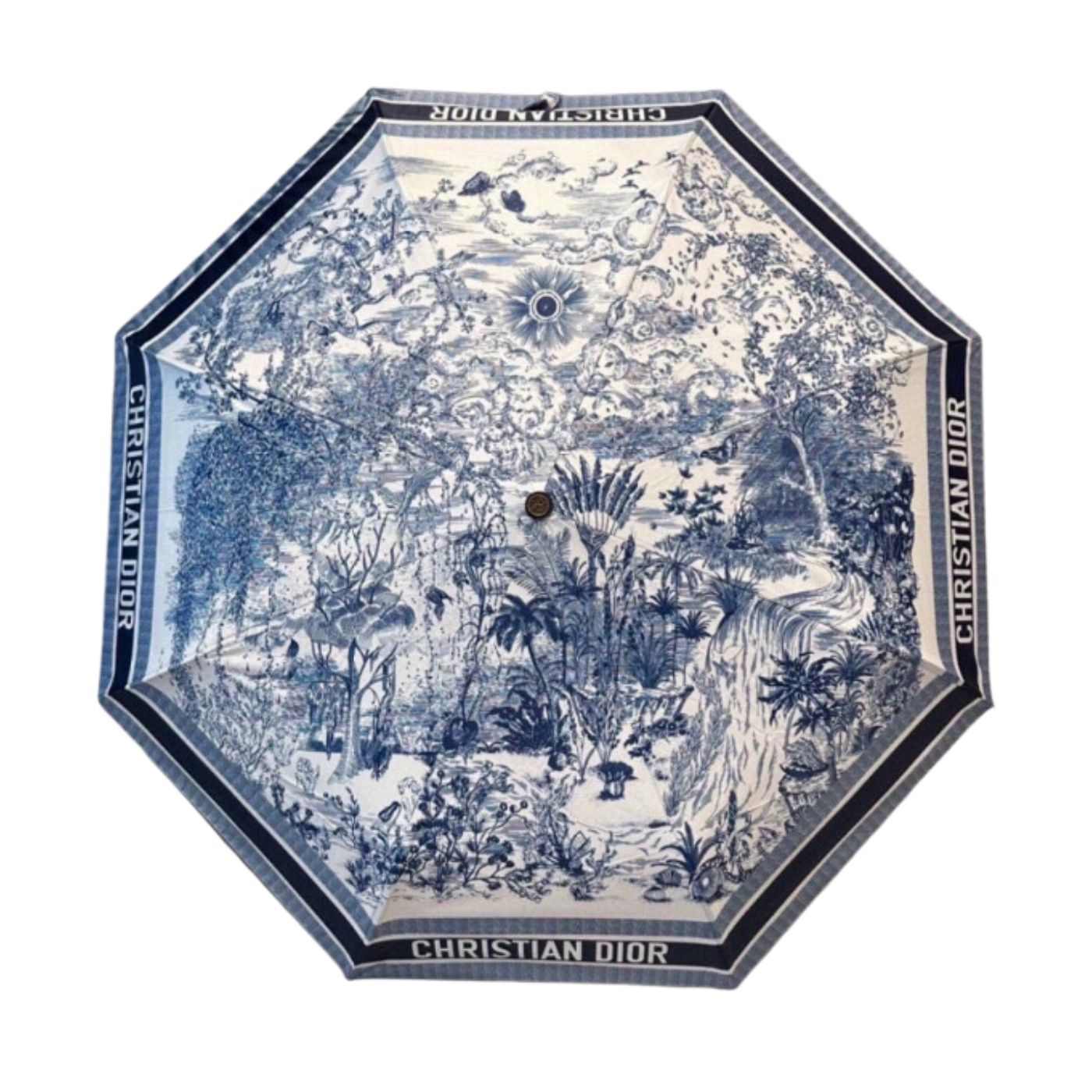 Christian Dior Walk’n’Dior Umbrella Blue