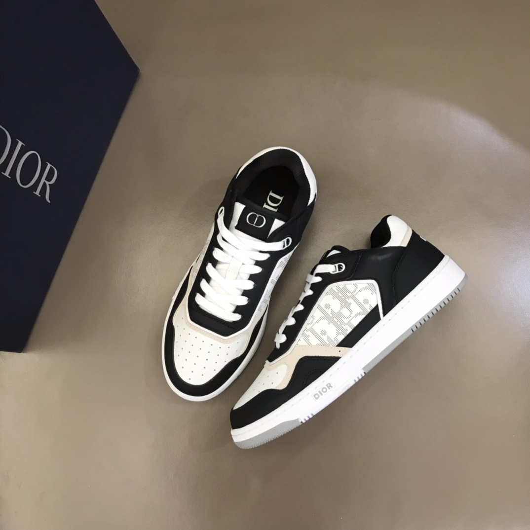 Christian Dior Women’s  B27 Low-Top Sneaker Black And White For Women CD