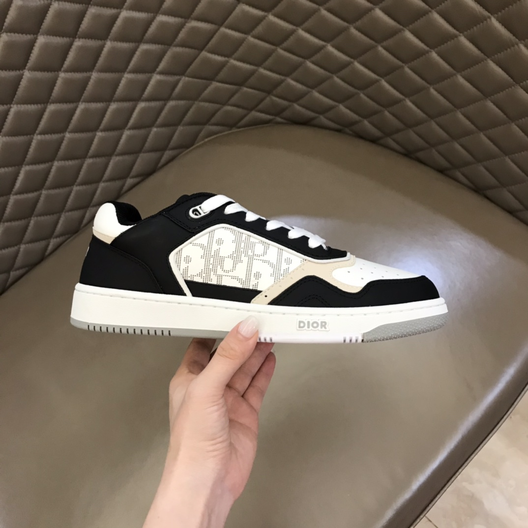 Christian Dior Women’s  B27 Low-Top Sneaker Black And White For Women CD