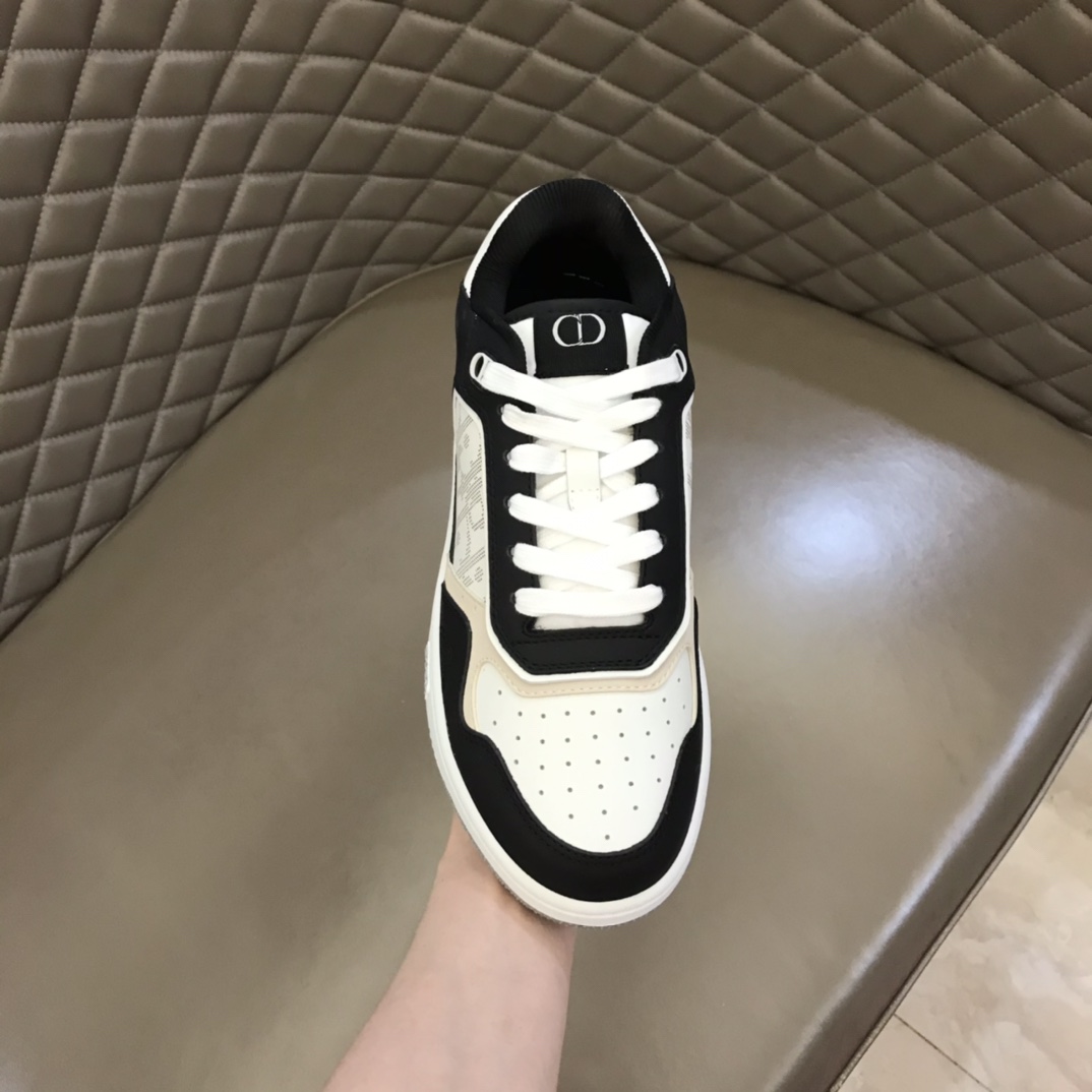 Christian Dior Women’s  B27 Low-Top Sneaker Black And White For Women CD