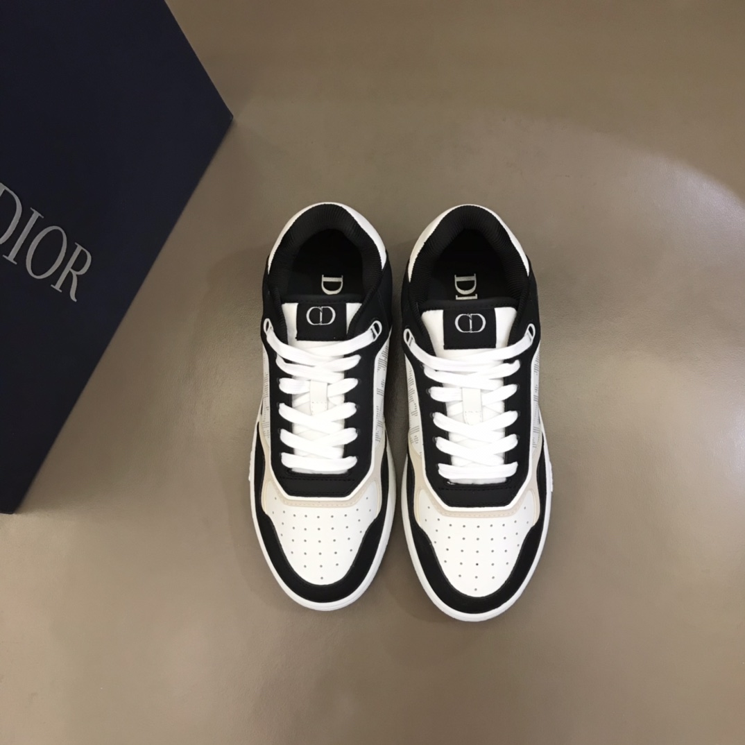 Christian Dior Women’s  B27 Low-Top Sneaker Black And White For Women CD