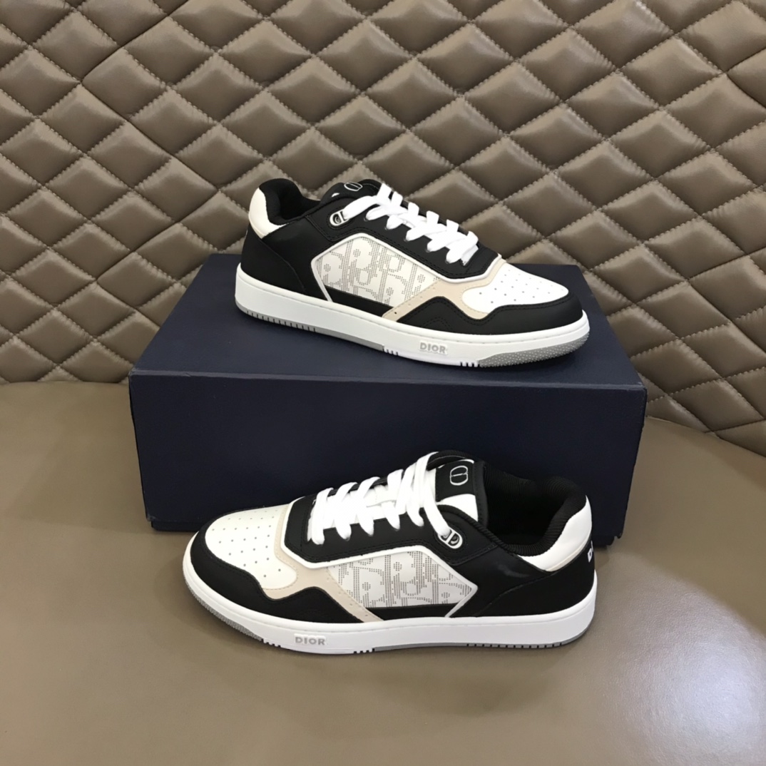 Christian Dior Women’s  B27 Low-Top Sneaker Black And White For Women CD