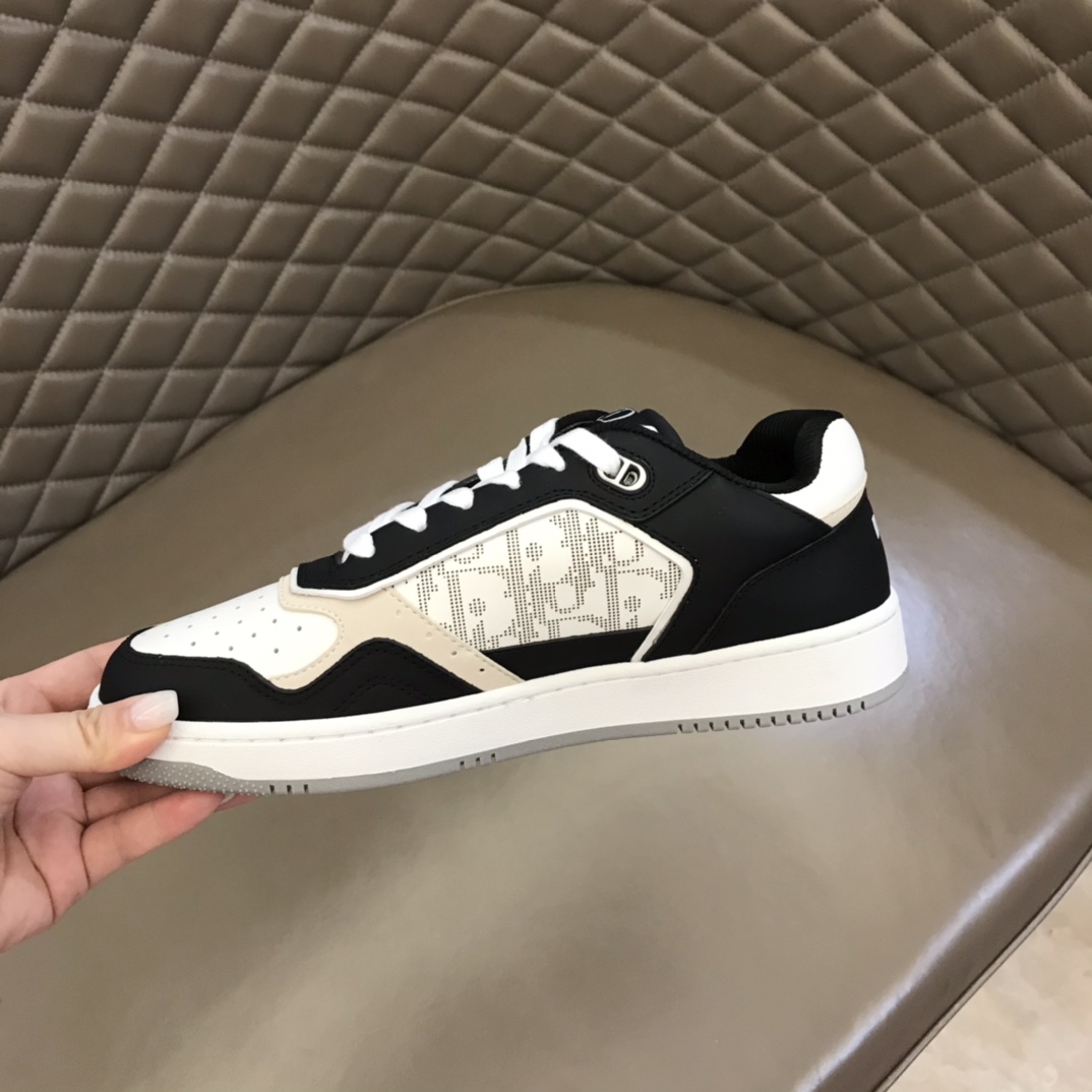 Christian Dior Women’s  B27 Low-Top Sneaker Black And White For Women CD