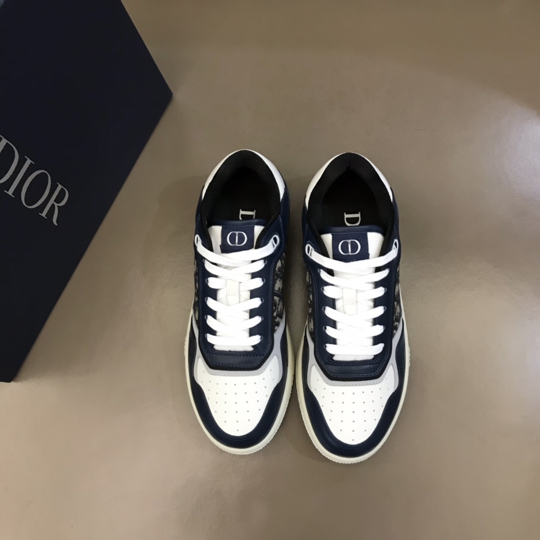 Christian Dior Women’s  B27 Low-Top Sneaker Dark Blue For Women CD
