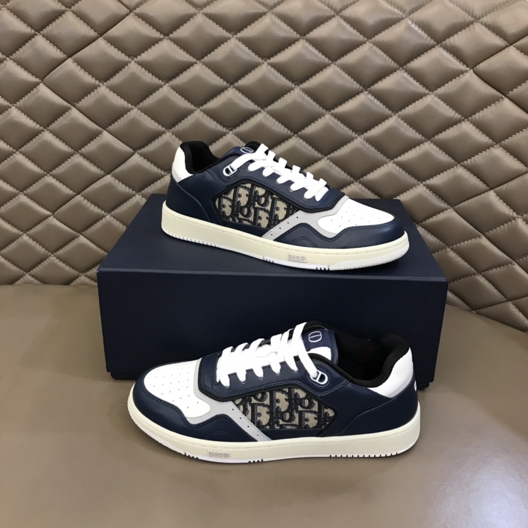 Christian Dior Women’s  B27 Low-Top Sneaker Dark Blue For Women CD