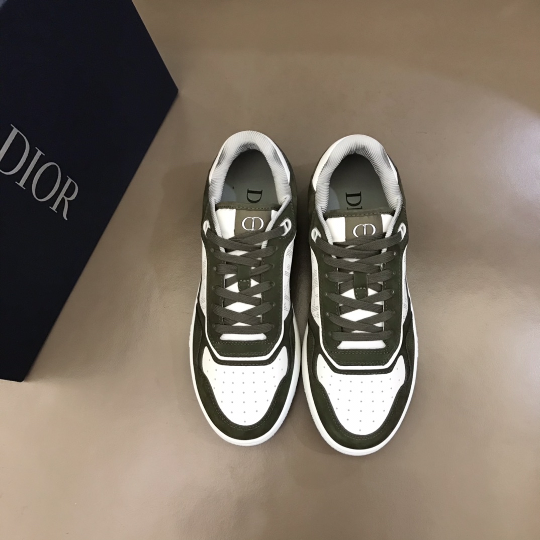 Christian Dior Women’s  B27 Low-Top Sneaker Dark Green For Women CD