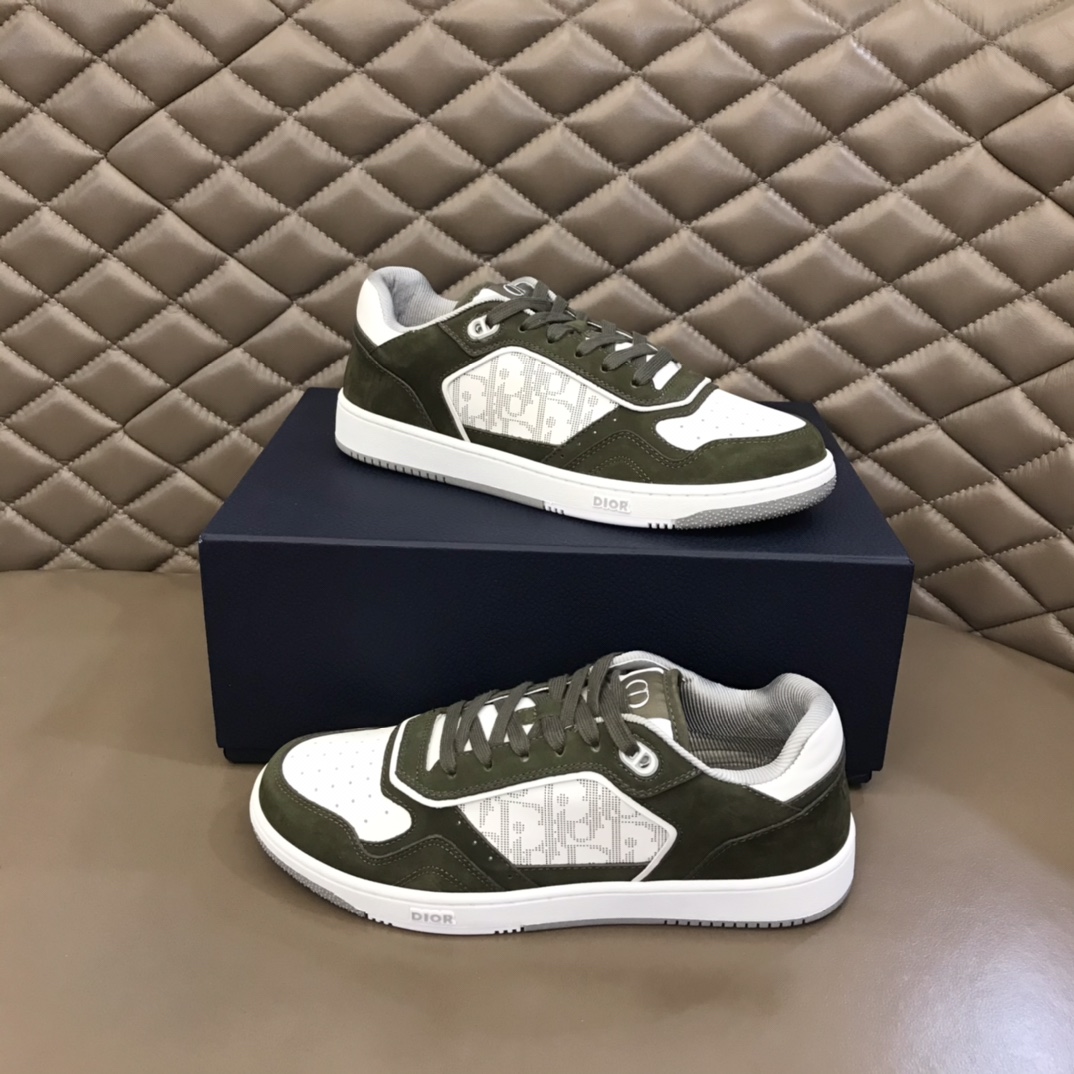 Christian Dior Women’s  B27 Low-Top Sneaker Dark Green For Women CD