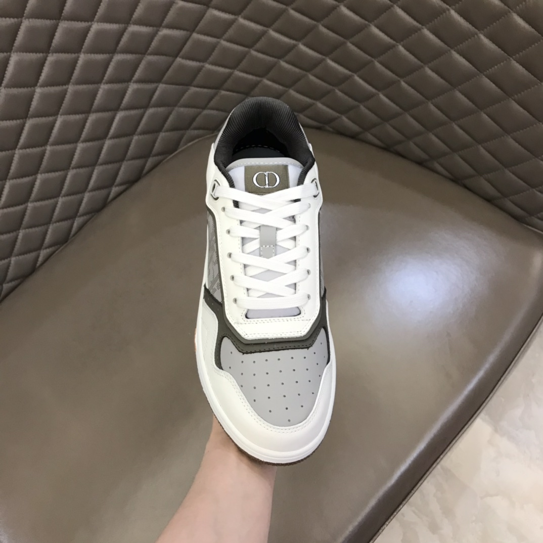 Christian Dior Women’s  B27 Low-Top Sneaker Gray And White For Women CD