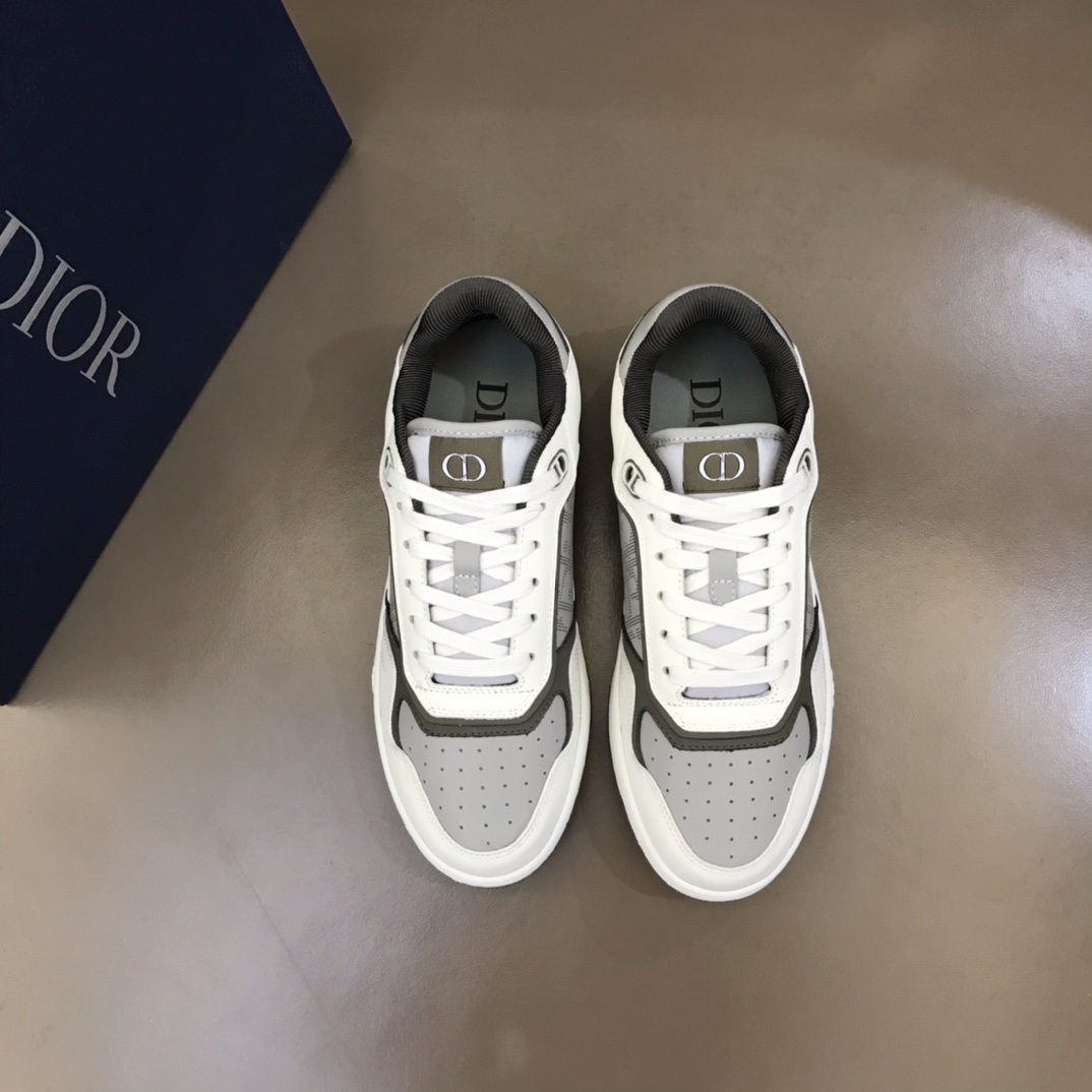 Christian Dior Women’s  B27 Low-Top Sneaker Gray And White For Women CD