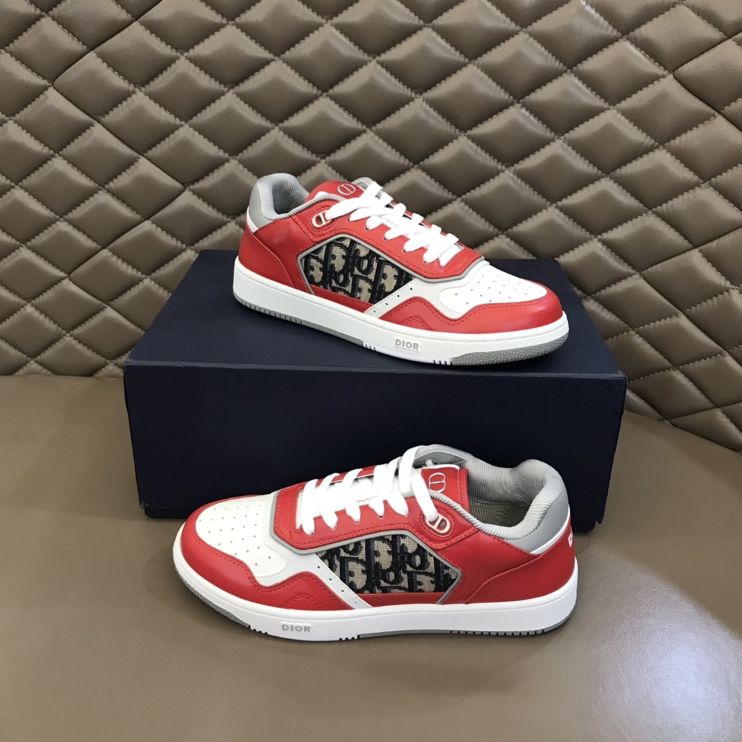 Christian Dior Women’s  B27 Low-Top Sneaker Red For Women CD