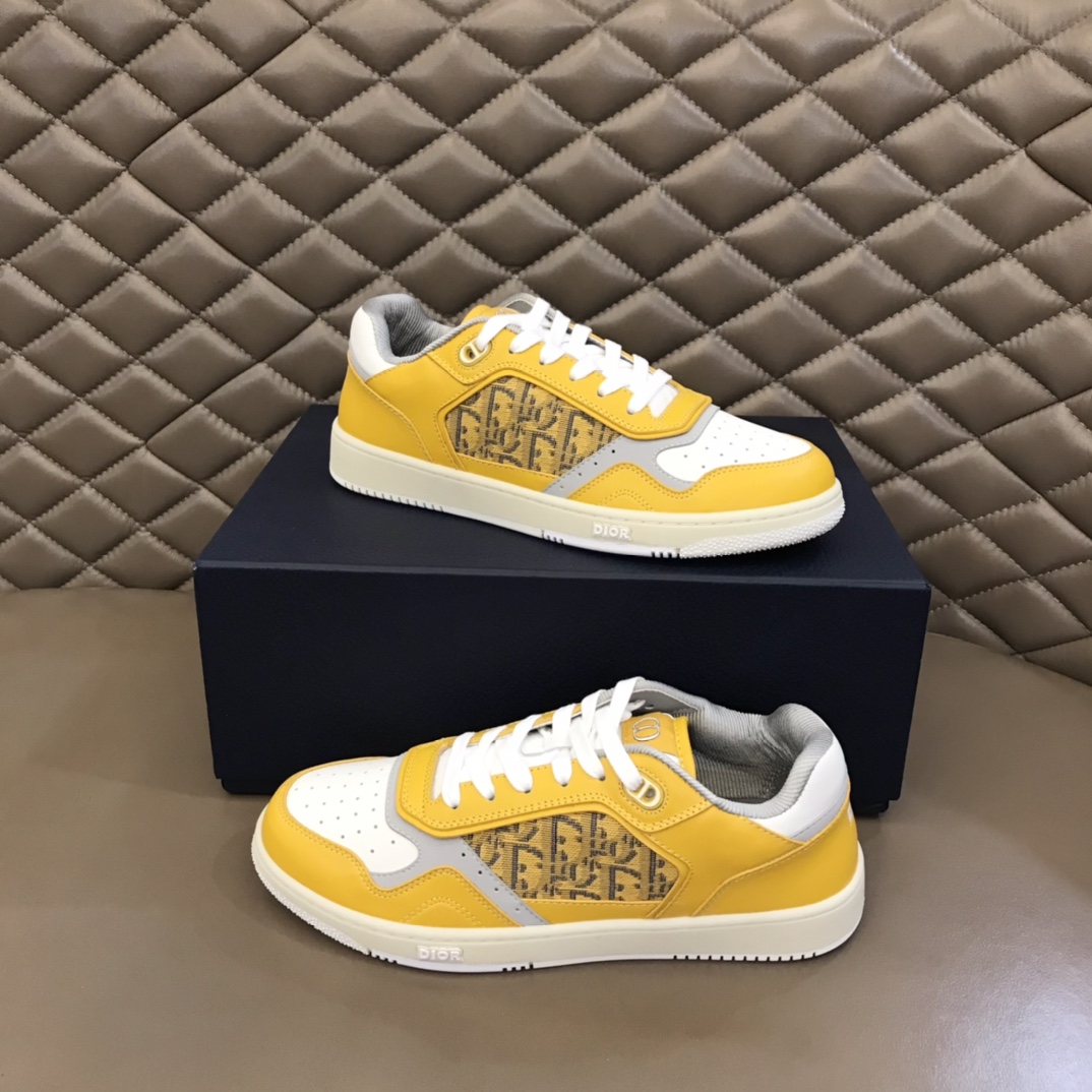Christian Dior Women’s  B27 Low-Top Sneaker Yellow For Women CD