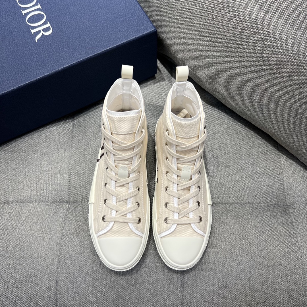 Christian Dior Women’s B23 Cactus Jack Dior High-Top Sneaker Beige For Women CD
