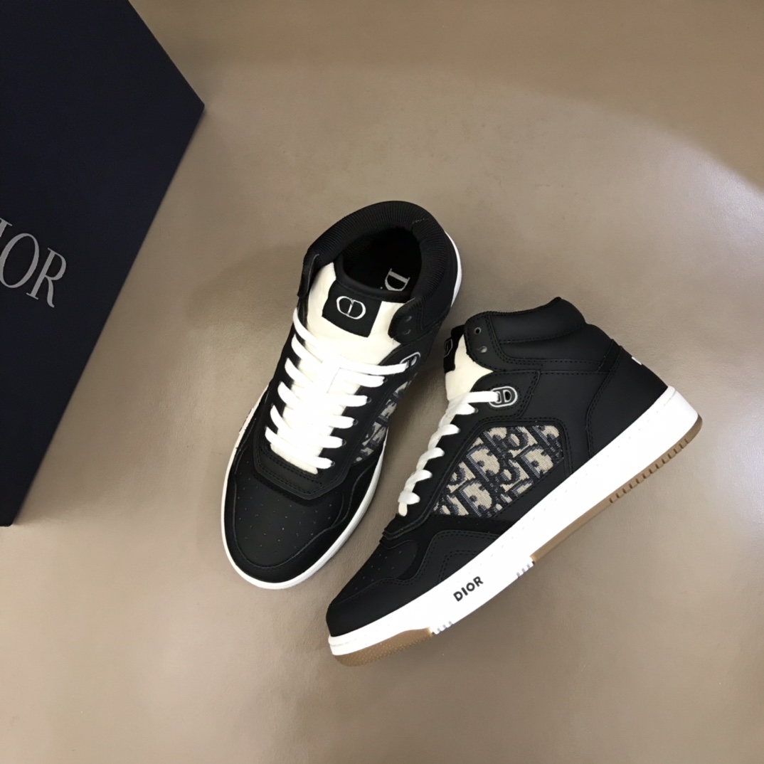 Christian Dior Women’s B27 High-Top Sneaker Black For Women CD