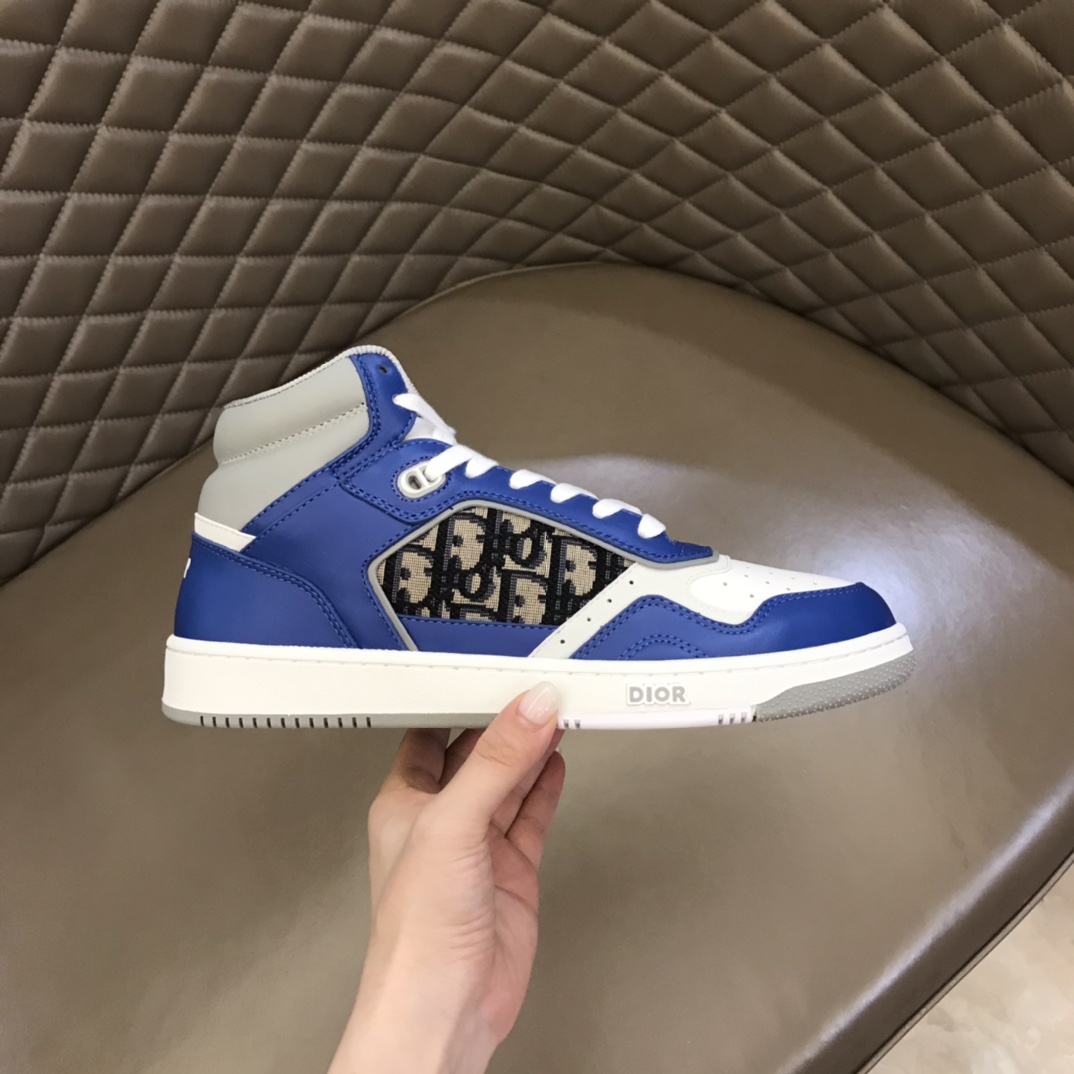 Christian Dior Women’s B27 High-Top Sneaker Blue For Women CD