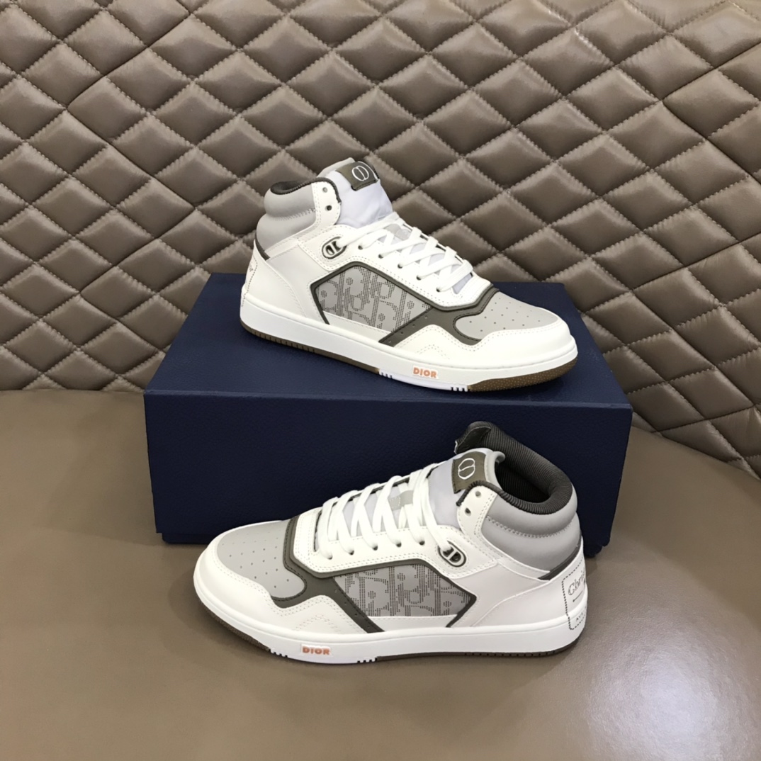 Christian Dior Women’s B27 High-Top Sneaker Gray For Women CD