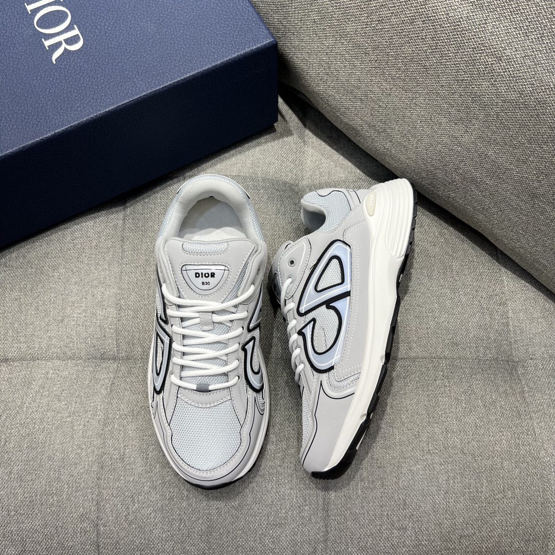 Christian Dior Women’s B30 Sneaker Gray Mesh For Women CD