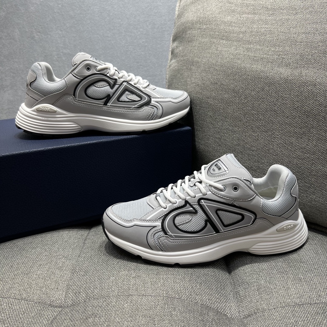 Christian Dior Women’s B30 Sneaker Gray Mesh For Women CD