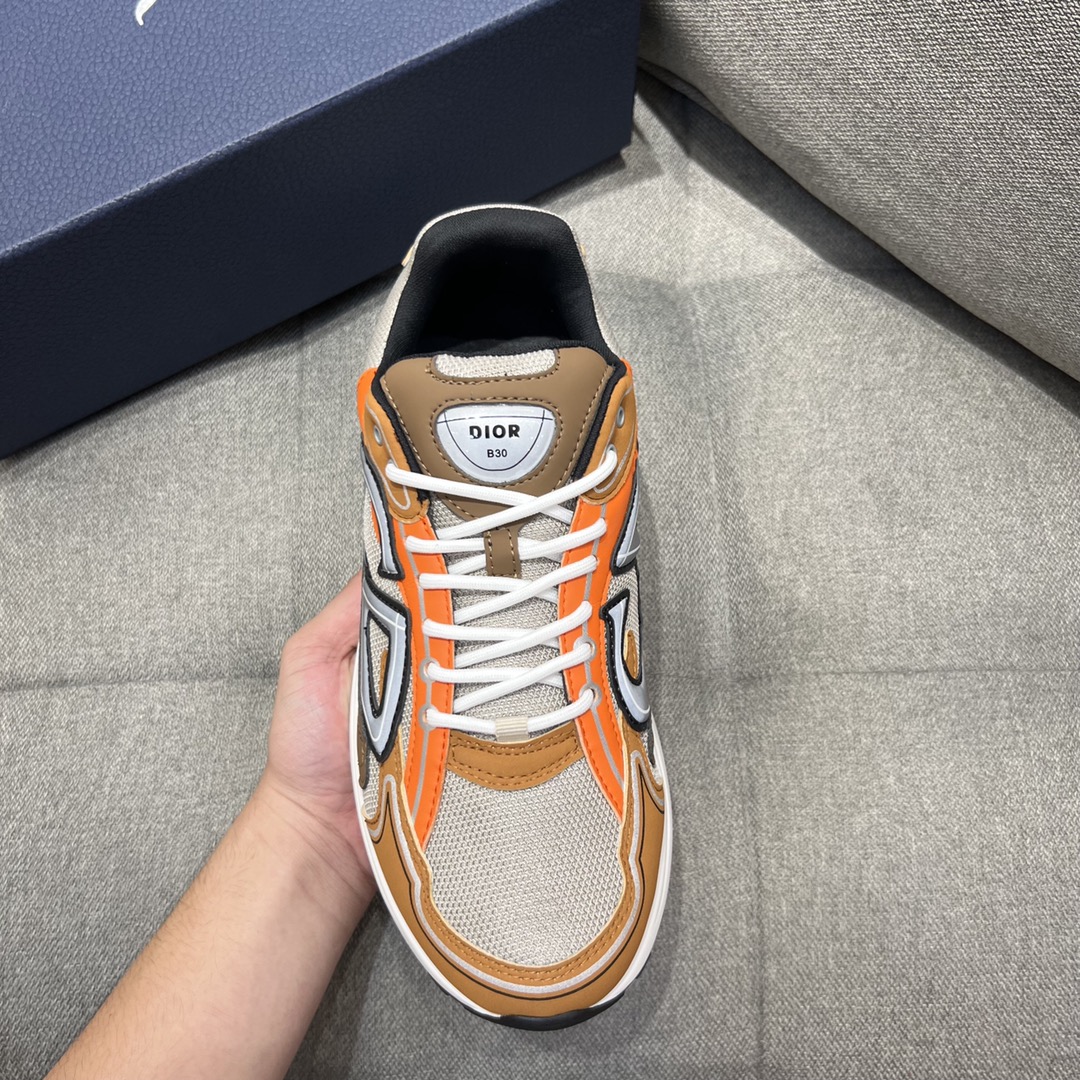Christian Dior Women’s B30 Sneaker Orange For Women CD