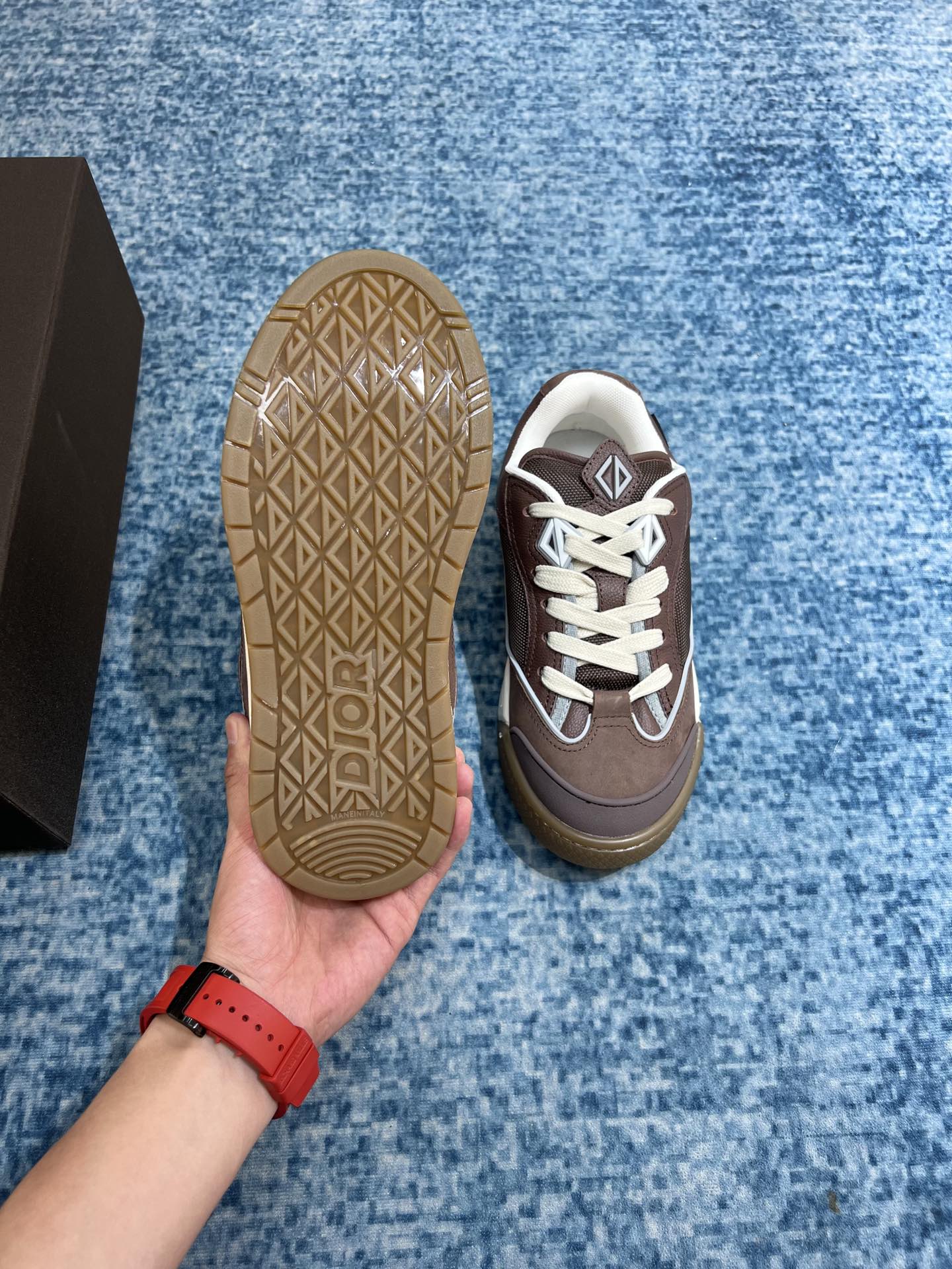 Christian Dior Women’s B713 Sneaker Brown For Women CD