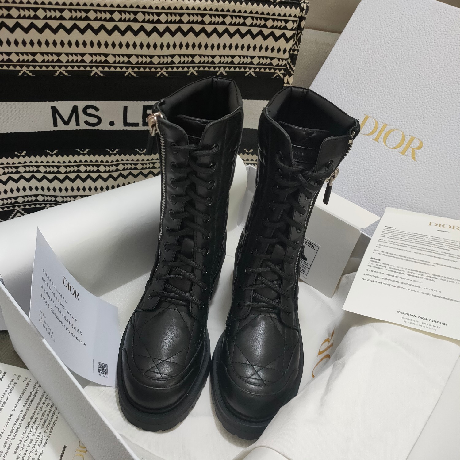 Christian Dior Women’s D-Leader Ankle Boot Black For Women CD KCI733CQC_S900